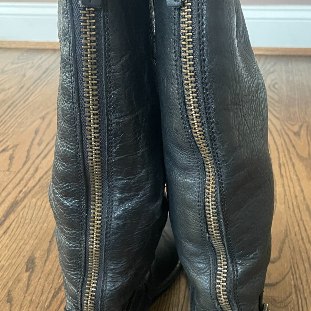 Steve Madden Over-the-Knee Boots Black Leather size 7 - Picture 8 of 9